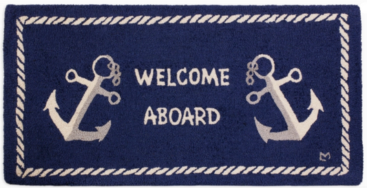 Welcome Abroad - Nautical - Ocean - Whale - Coastal