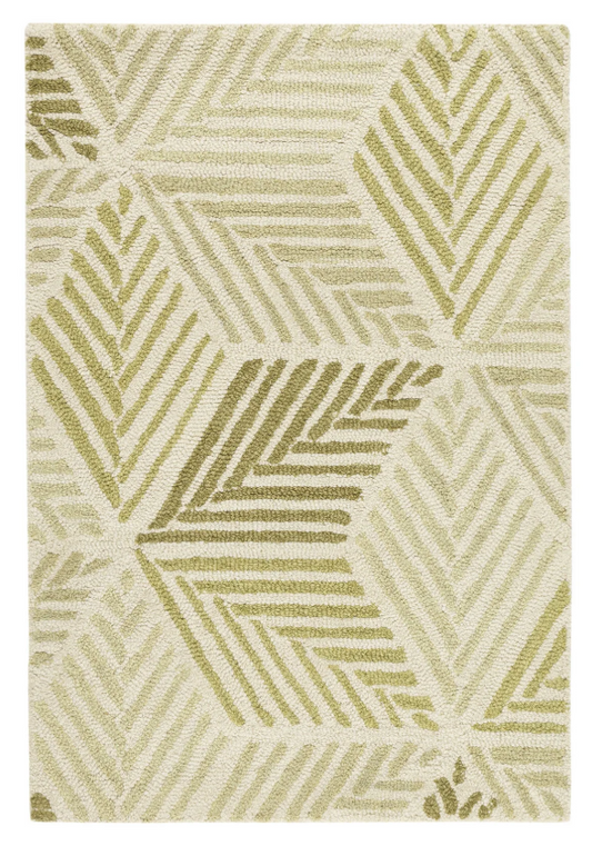 Karari Hand Hooked Wool Rug - Moss - 2' x 3'