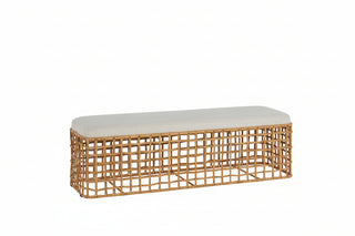 Rattan Bench
