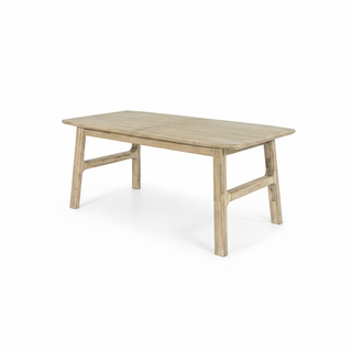 Palmer Dining Table With Double Butterfly Extension   71 102.5"W   Natural
