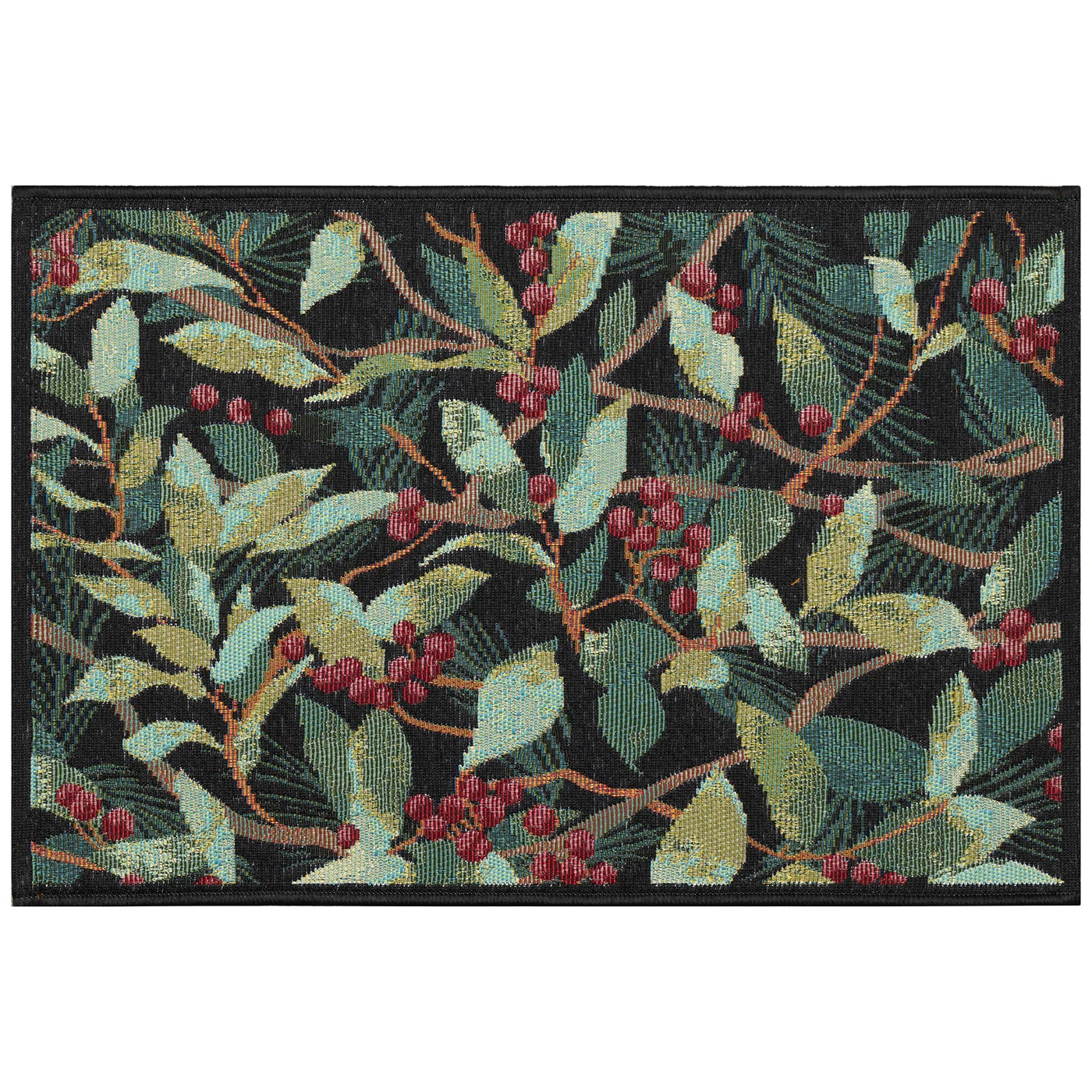 Esencia Holly Field Indoor/Outdoor Mat Green