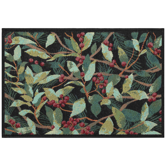 Esencia Holly Field Indoor/Outdoor Mat Green