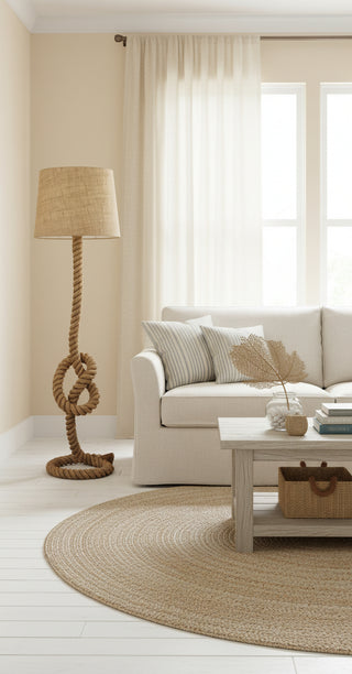 Nautical Knot Rope Floor Lamp
