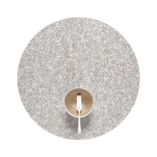 Metallic Lace Tablemat - Round - 15.5" - Online Only
