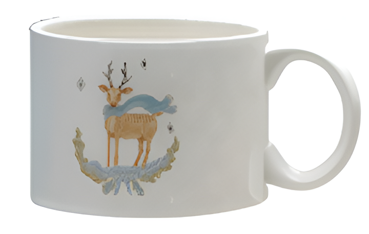 14 oz. Stoneware Mug with Gold Electroplating I