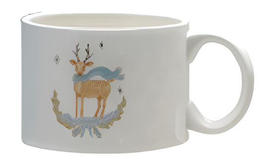 14 oz. Stoneware Mug with Gold Electroplating I