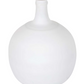 Athea 12.5" Glass Vase, Matte White