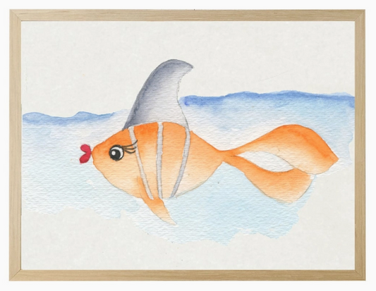 Watercolor Goldfish - Online Only