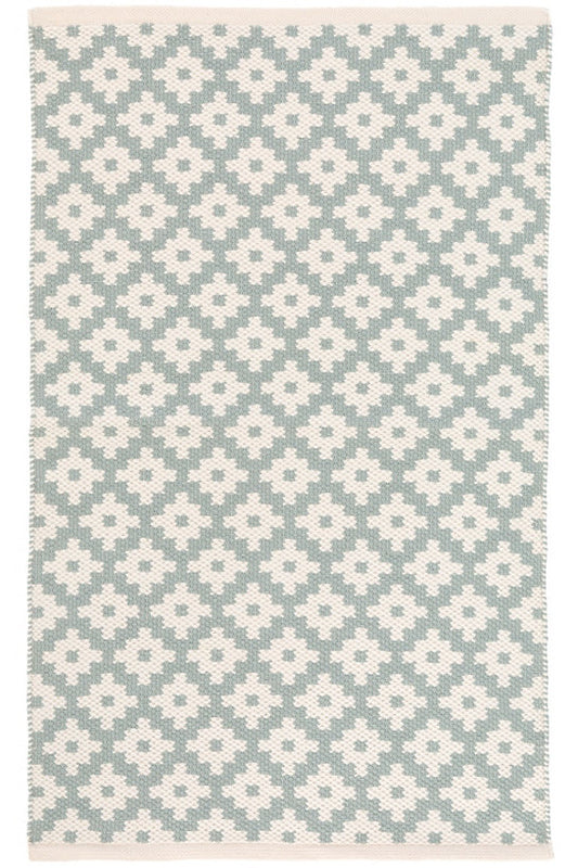 Samode Light Blue/Ivory Indoor/Outdoor Rug 2x3 ***