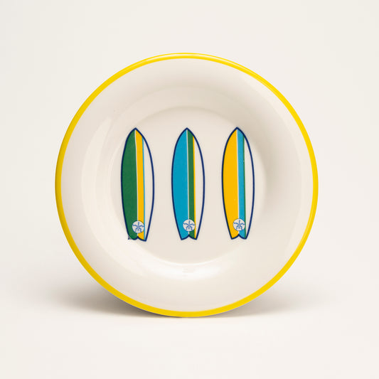 Surfboard Round Plate