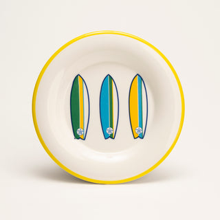 Surfboard Round Plate
