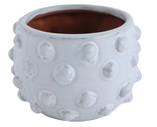 Terracotta Planter with Raised Dots   Small
