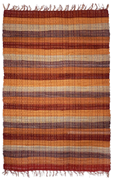 Red Striped Rug