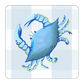 Blue Crab 4 Piece Coaster Set