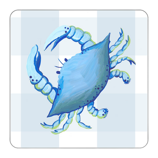Blue Crab 4 Piece Coaster Set
