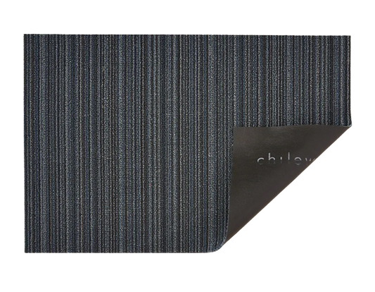 Blue Skinny Stripe 24x72 Floormat
