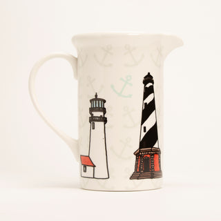 Lighthouses Pitcher
