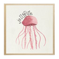Nautical Alphabet J Jellyfish Print