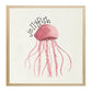 Nautical Alphabet J Jellyfish Print