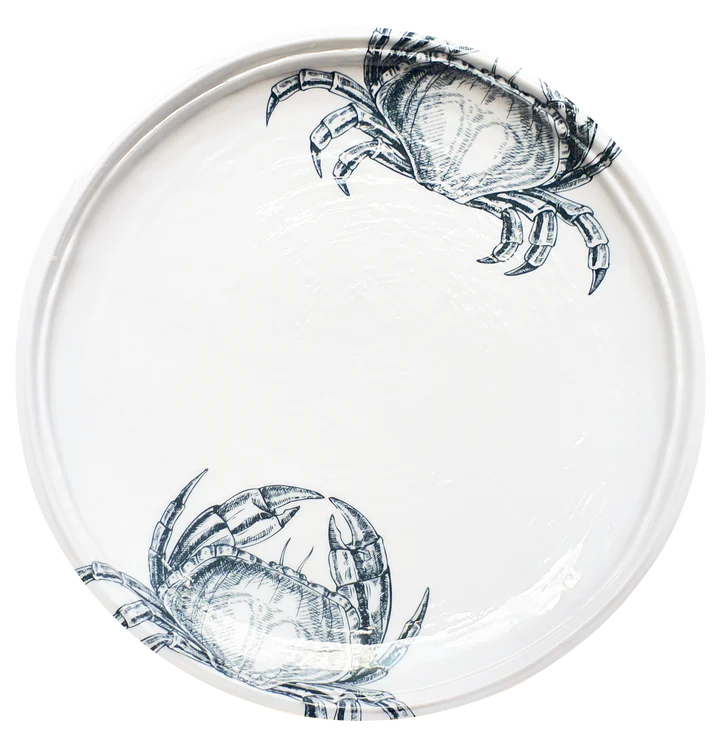 Dinner Plate with Crab