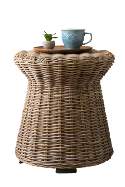 Rattan Side Table