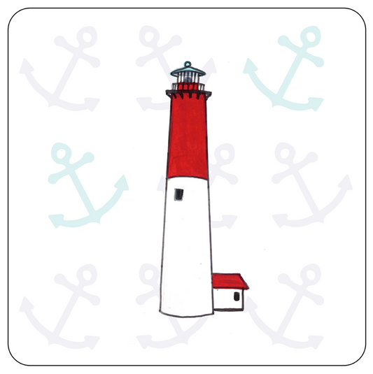Lighthouse Barnegat 4 Piece Coaster Set
