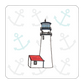 Lighthouse Cape Cod 4 Piece Coaster Set