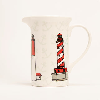 Lighthouses Pitcher
