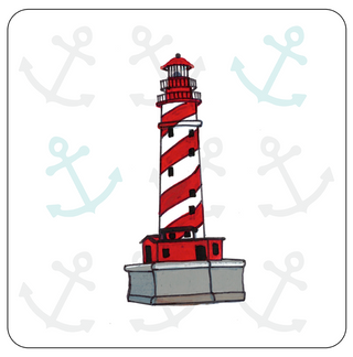Lighthouse Michigan 4 Piece Coaster Set
