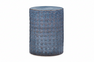 Blue Wildflower Side Table
