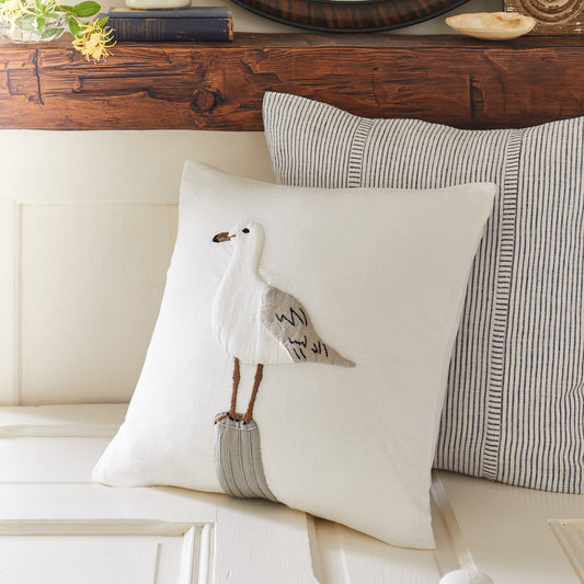 Seagull Pillow 18x18