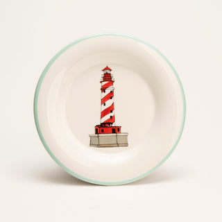 Lighthouse Michigan Round Plate
