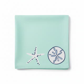 Aqua Shells Napkin
