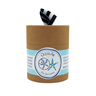 Ocean Air 9oz Soy Candle   Aqua Shells
