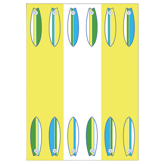 Surfboard Kitchen Towel
