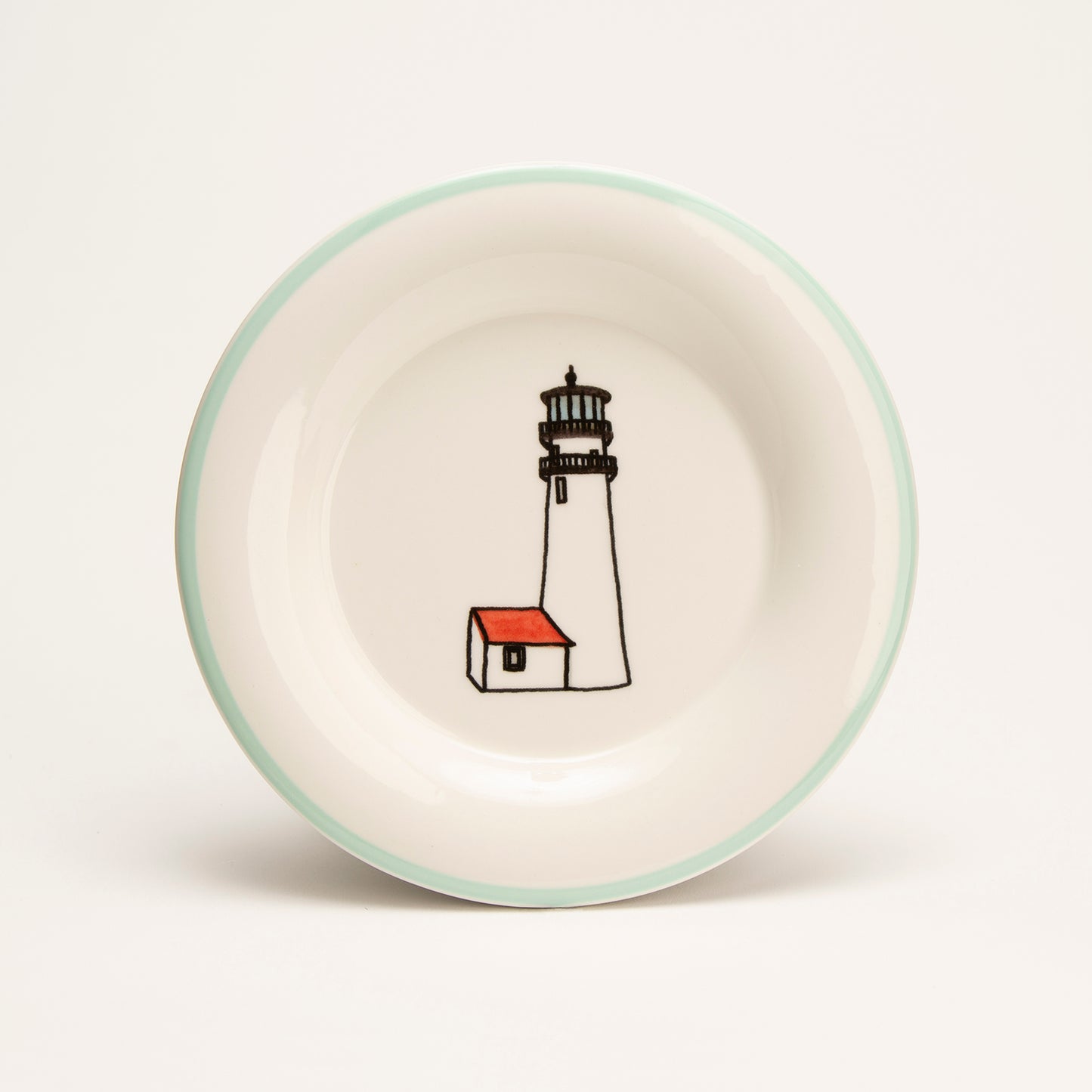 Lighthouse Cape Cod Round Plate