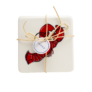Lobster 4 Piece Coaster Set
