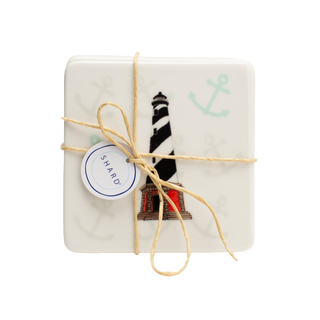Lighthouse Outer Banks 4 Piece Coaster Set
