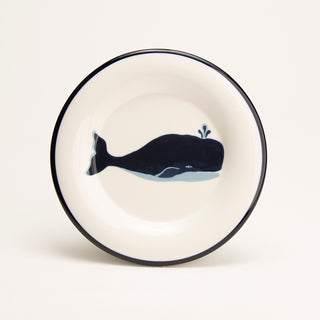 Blue Whale Round Plate
