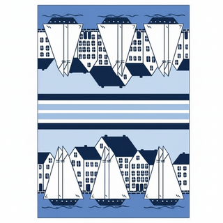 Coastal Village Kitchen Towel
