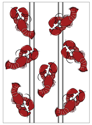 Lobster Kitchen Towel   Lobster

