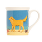 Beach Dog Yellow Mug