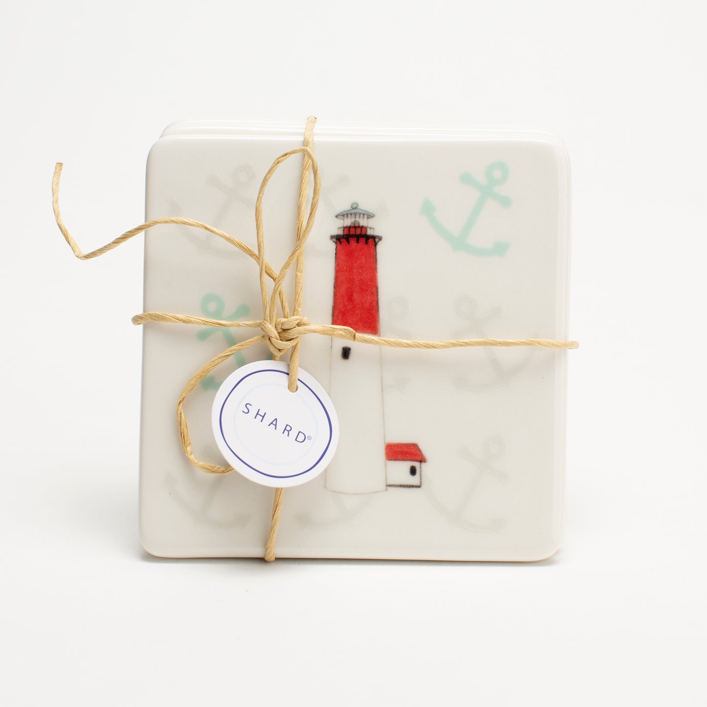 4-Piece Coaster Set - Lighthouse Collection